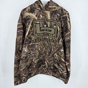 Banded Realtree Max Camo Hoodie Sweatshirt Mens XXL Logo Duck Hunting Pullover